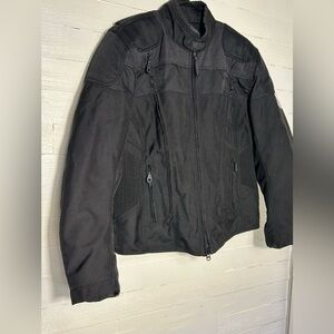 Harley-Davidson Women’s Riding XFRG Nylon Jacket, full armor, black, size Large.